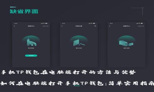 手机TP钱包在电脑端打开的方法与优势

如何在电脑端打开手机TP钱包：简单实用指南